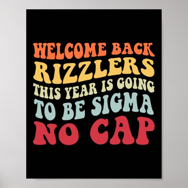 Welcome Back Rizzlers This Year Is Going To Be Sig Poster (Framsidan)