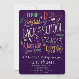 Welcome Back School Picnic Inbjudningar