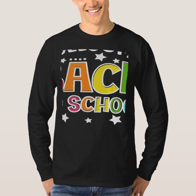 Welcome Back To School Christmas 2023 Outfit Half  T Shirt (Framsida)