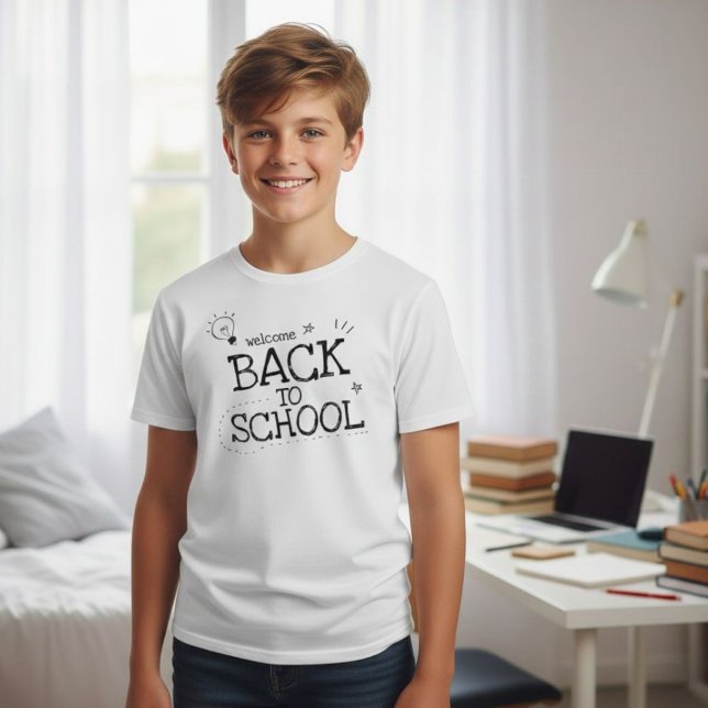 Welcome back to school, first day of school, back  t shirt (Skapare uppladdad)