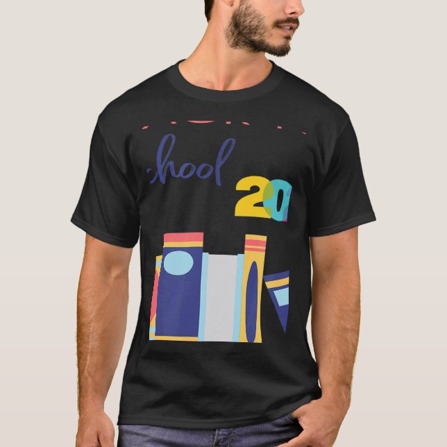 Welcome Back To School First Day of School Teacher T Shirt (Framsida)