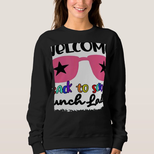 Welcome Back To School Lunch Lady 1st Day Teacher  T Shirt (Framsida)