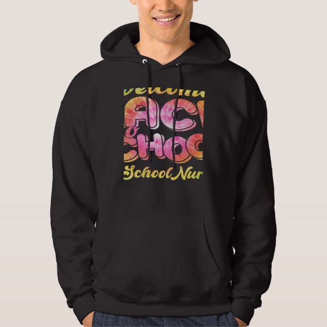 Welcome Back To School Nurse 1st Day Of School Nur Hoodie (Framsida)