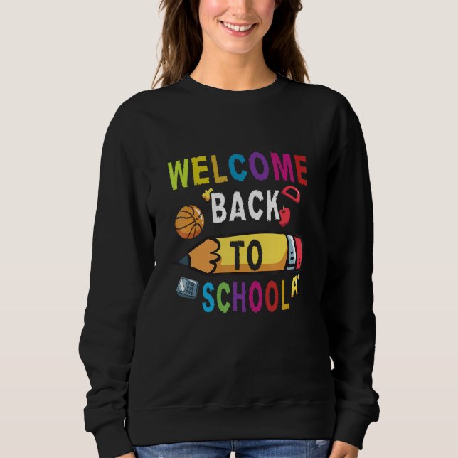 Welcome Back To School Teachers Students 1st Day O T Shirt (Framsida)