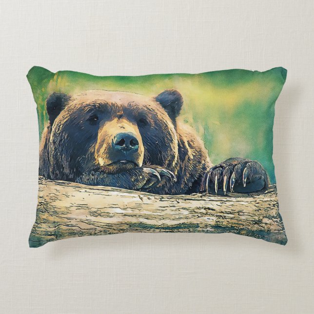 WELCOME BEAR DEKORATIV KUDDE (Framsidan)