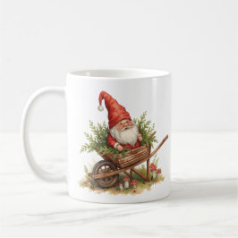 Welcome Christmas Merry Christmas Trees & Gnome Kaffemugg