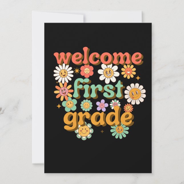 WELCOME FIRST GRADE  FIRST DAY OF SCHOOL BACK INBJUDNINGAR (Framsida)