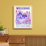 WELCOME HOME SWEET HOME Farmhouse Flowers ANPASSNI Poster<br><div class="desc">Kolla in den här söta och färglösa konsten som jag har hand om åt dig! Lägg till en egen text för att anpassa den genom att klicka på "anpassa" ovan. Du kan även ändra text, teckensnitt, färger och färg i bakgrunden. Markera utskriften som är storlek med hjälp av listrutan ovan...</div>