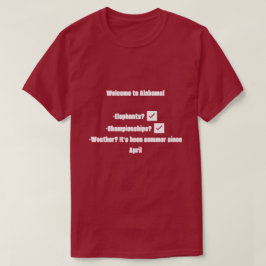 Welcome to Alabama T Shirt