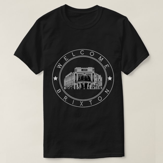 Welcome to Brixton Cult T Shirt Design from London (Design framsida)