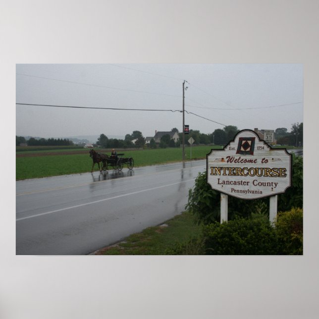 Welcome to Intercourse Poster (Framsidan)