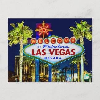Welcome to Las Vegas Postcard Vykort