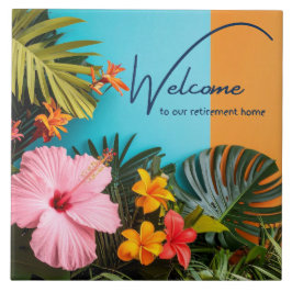 Welcome to our Retirement Home Tropical Themed Kakelplatta