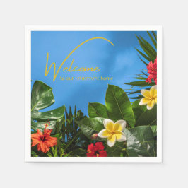 Welcome to our Retirement Home Tropical Themed Pappersservett