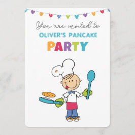 Welcome to Pancake Party invitation Inbjudningar