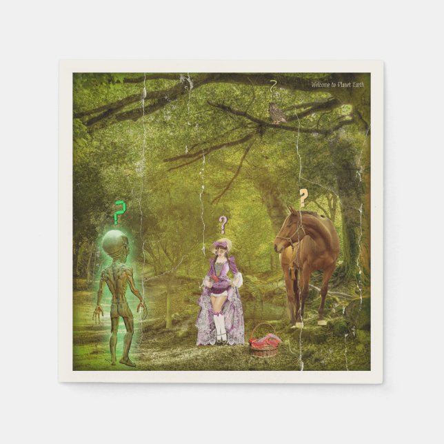 Welcome to Planet Earth Pappersservett (Framsidan)