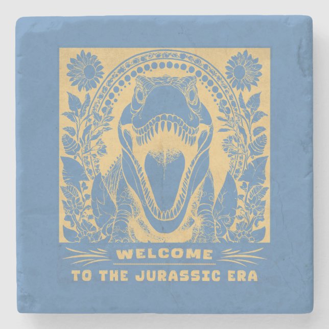 Welcome to the Jurassic Era – Dinosaur Stenunderlägg (Framsidan)