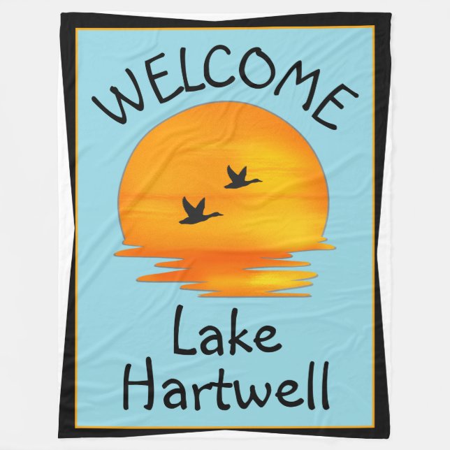 Welcome to the Lake Fleecefilt (Framsidan)