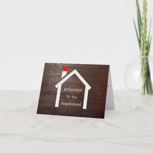 Welcome to the Neighborhood Greeting Card Kort (Framsida)