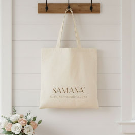 Welcome Tote Bag - Destination Wedding Welcome Tygkasse