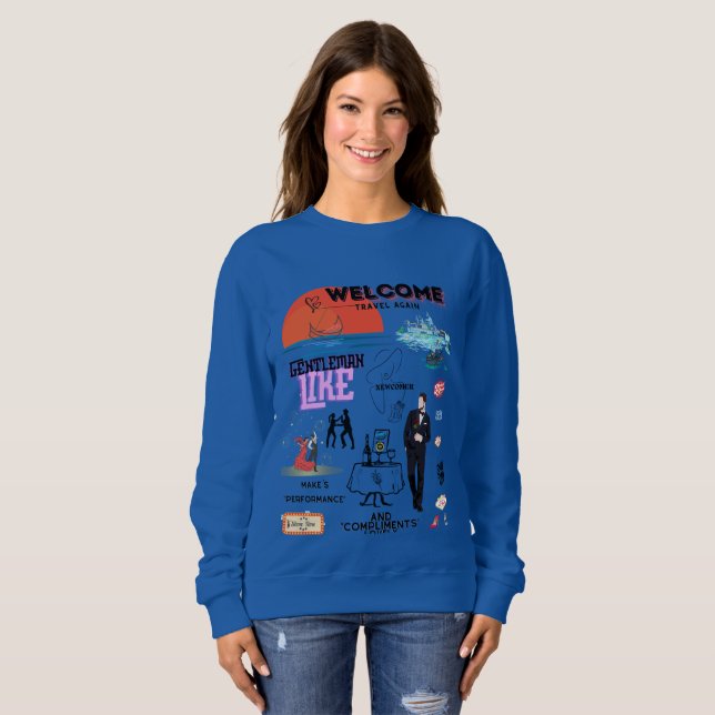 WELCOME TRAVEL AGAIN T SHIRT (Hel framsida)