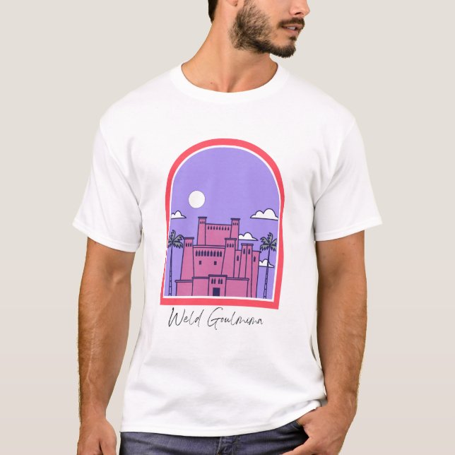 Weld Goulmima Marockos fotboll T Shirt (Framsida)