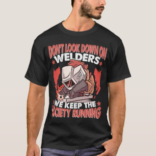 Weld Worker Welders behålla the Society run Welde T Shirt