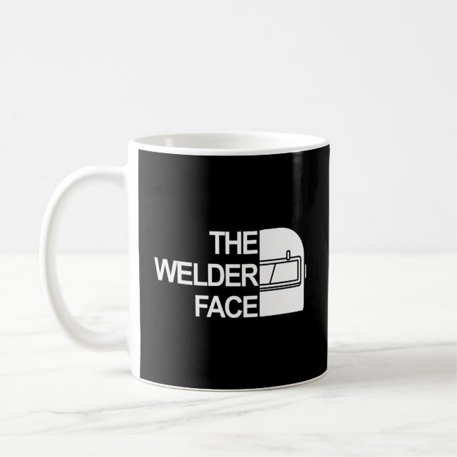 Welder Ansikte och Welder Ansikte Kaffemugg (Vänster)