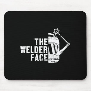Welder Ansikte Welding Profession Metall Järn Gift Musmatta