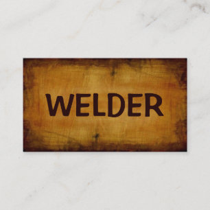 Welder Antique-Affärskort Visitkort