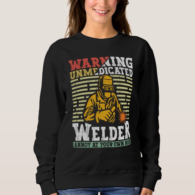 Welder Apparel Welding Blacksmith Metal Worker for T Shirt (Framsida)