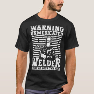 Welder Apparel Welding Blacksmith Metall Worker fö T Shirt
