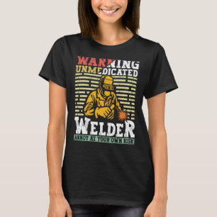 Welder Apparel Welding Blacksmith Metall Worker fö T Shirt
