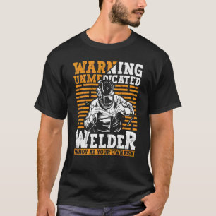 Welder Apparel Welding Blacksmith Metall Worker fö T Shirt