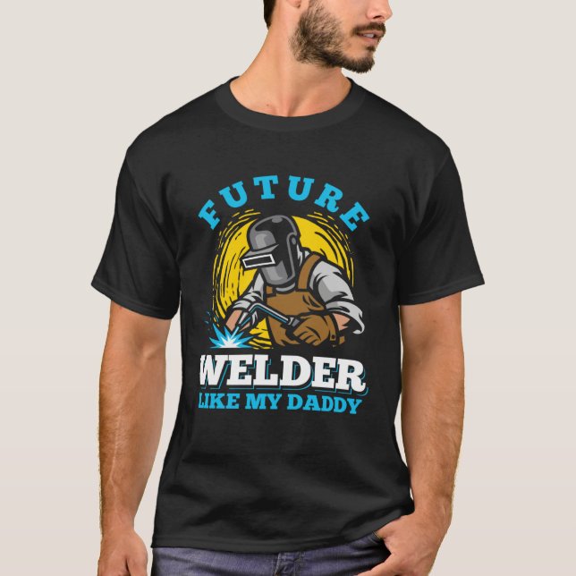 welder clothes for men  welding dad t shirt (Framsida)