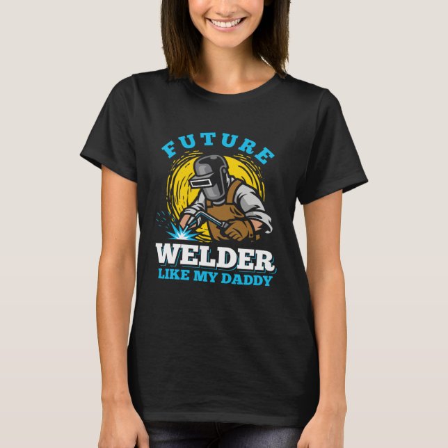 welder clothes for men  welding dad t shirt (Framsida)