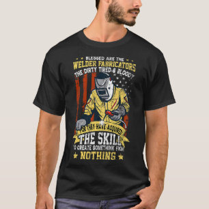 Welder Fabricators Metalworking Welding Maskin MIG T Shirt