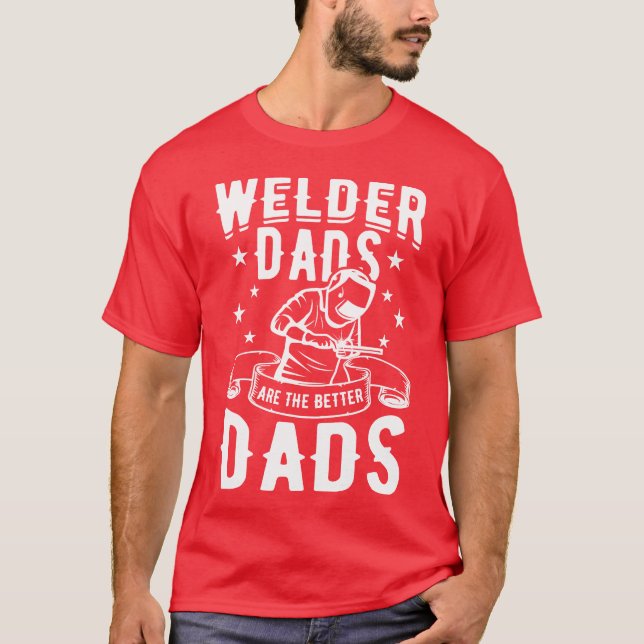 Welder Far-gåva T Shirt (Framsida)