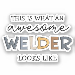 Welder Funny Fantastisk Welder Gifts Klistermärken