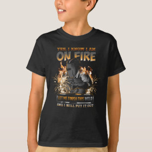 Welder Funny Senderwalding Welding För manar T Shirt