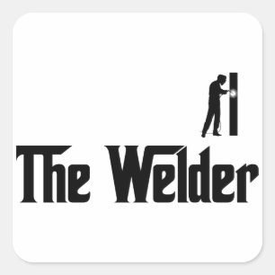 Welder Fyrkantigt Klistermärke