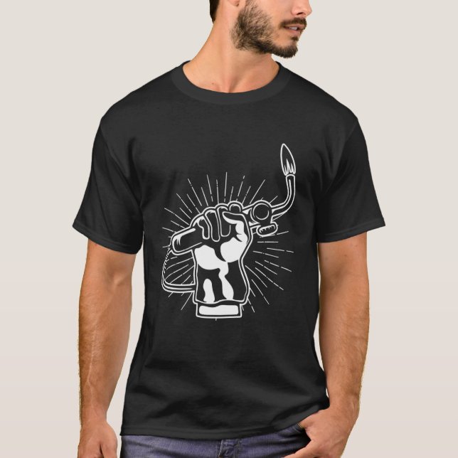 Welder Hand Ironworking Blacksmith Welding Work Jo T Shirt (Framsida)