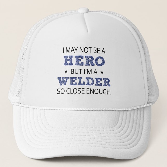 Welder Hero Humor Novelty Keps (Framsida)