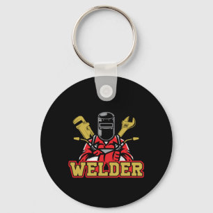 Welder Järn Metan Welding Profession Far Gift Nyckelring