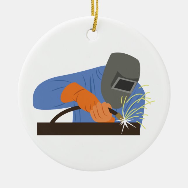 Welder Julgransprydnad Keramik (Framsidan)
