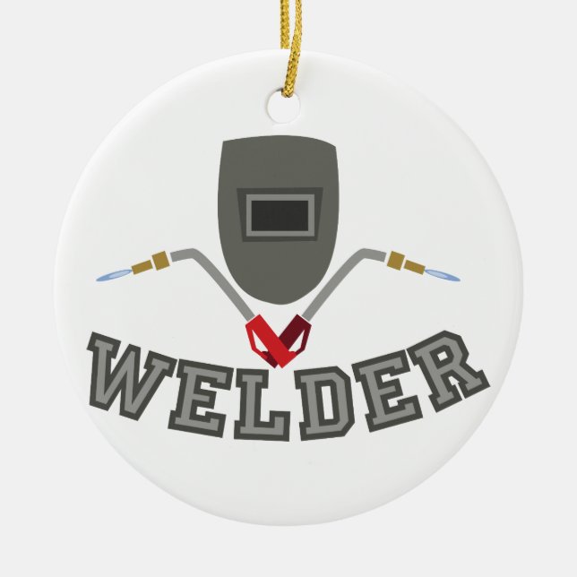 Welder Julgransprydnad Keramik (Framsidan)