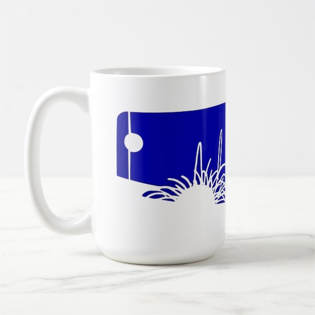 Welder League - Iconic Logotyp Stil Welding Design Kaffemugg (Vänster)
