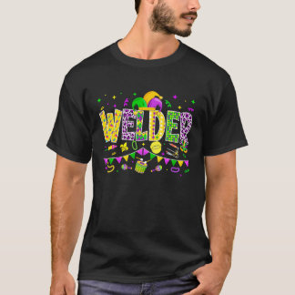 Welder Mardi Gras Carnival Party Women Manar T Shirt