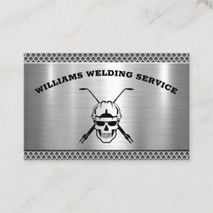 Welder Metall Welder Welding Fabricator Visitkort