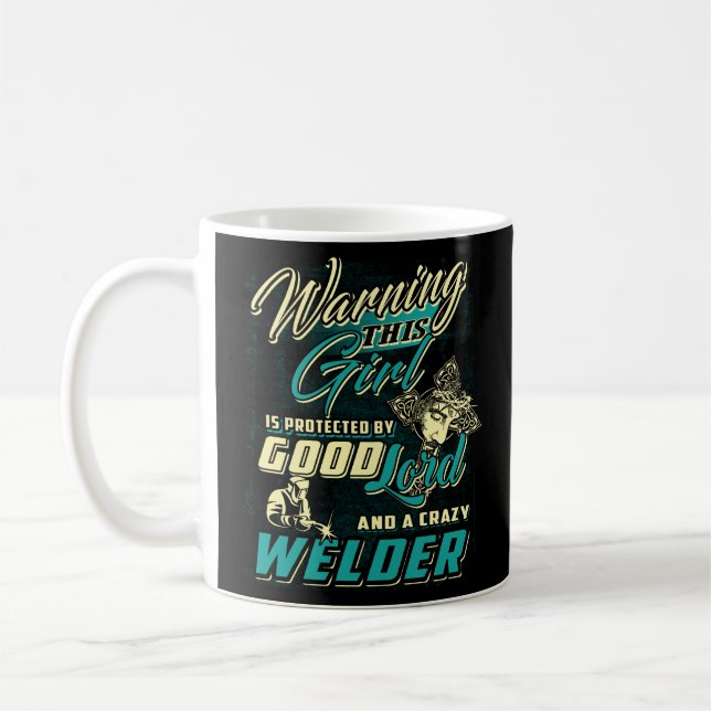 Welder Nice Girl by Welder Apparel Kaffemugg (Vänster)
